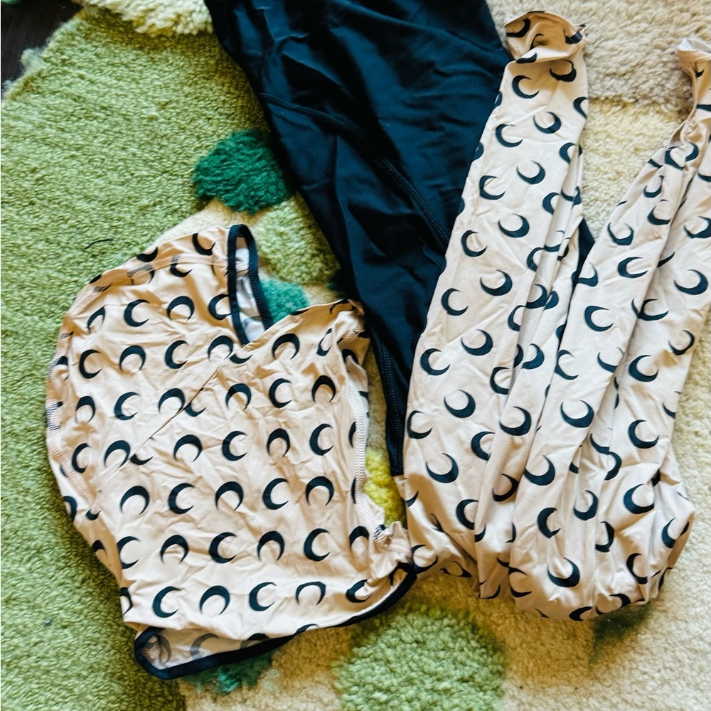 Marine serre balacava and leggings